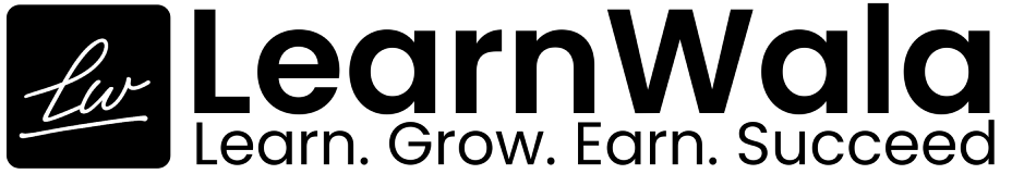 LearnWala Logo Website Black