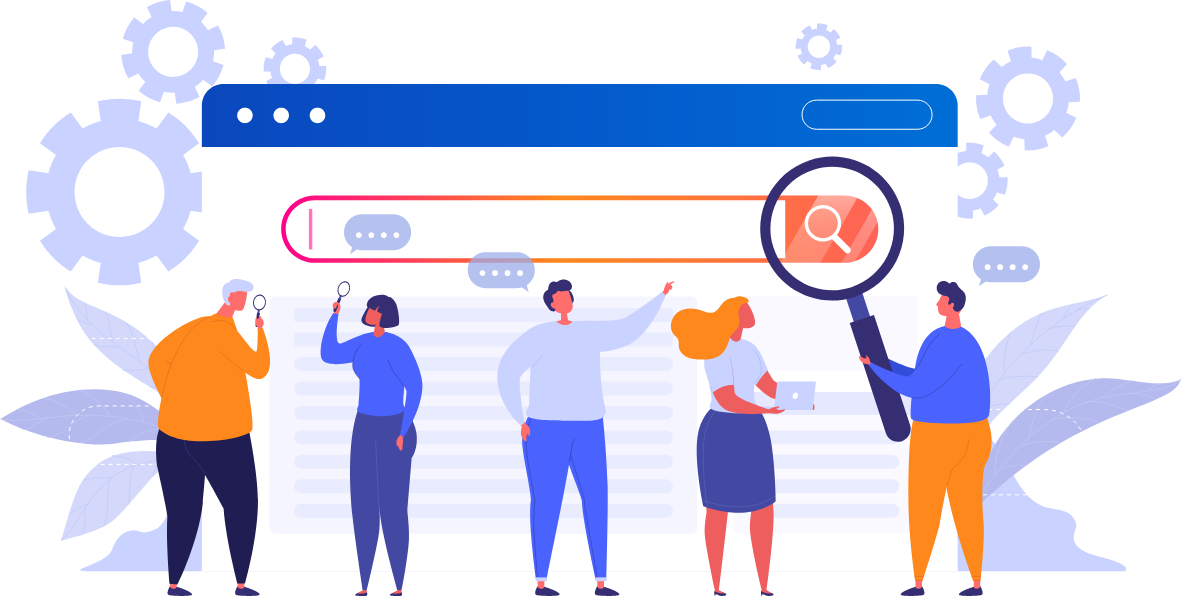 Illustration showing a website climbing to the #1 rank on a search engine results page